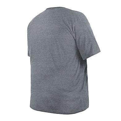 Men's New Era Gray New York Jets Big & Tall Helmet Historic Mark T-Shirt