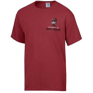 Men's Comfort Wash Garnet South Carolina Gamecocks Vintage Logo T-Shirt