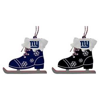 The Memory Company New York Giants Two-Pack Ice Skate Ornament Set