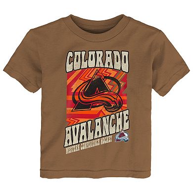 Toddler Brown Colorado Avalanche Hip to the Game T-Shirt