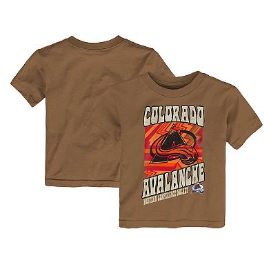 Toddler Brown Colorado Avalanche Hip to the Game T-Shirt