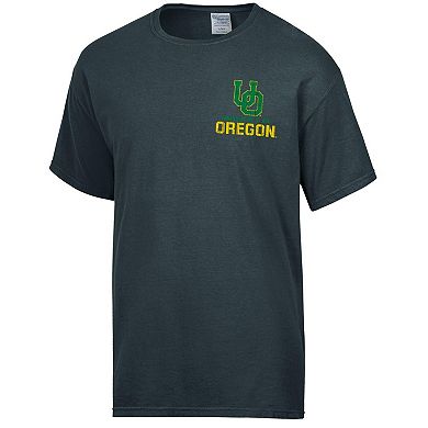 Men's Comfort Wash Charcoal Oregon Ducks Vintage Logo T-Shirt