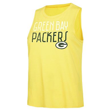 Women's Concepts Sport Green/Gold Green Bay Packers Muscle Tank Top & Pants Lounge Set