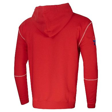 Unisex Red Stadium Essentials Philadelphia 76ers Monument Pullover Hoodie