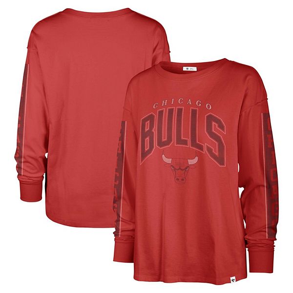 売れ筋商品|||４７ブランド カットソー トップス レディース Women's Red Chicago Bulls Tomcat Long Sleeve T-Shirt Red Women's '47 Red Chicago Bulls Tomcat Long Sleeve T-Shirt