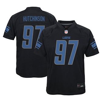 Youth Nike Aidan Hutchinson Black Detroit Lions Game Jersey