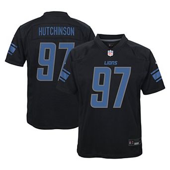Youth Nike Aidan Hutchinson Black Detroit Lions Game Jersey