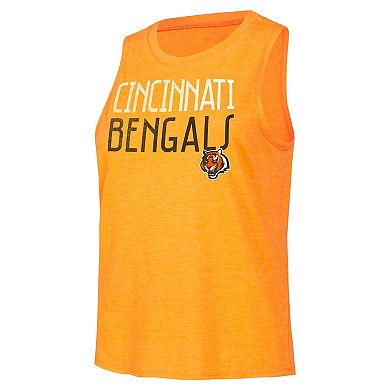 Women's Concepts Sport Black/Orange Cincinnati Bengals Muscle Tank Top & Pants Lounge Set