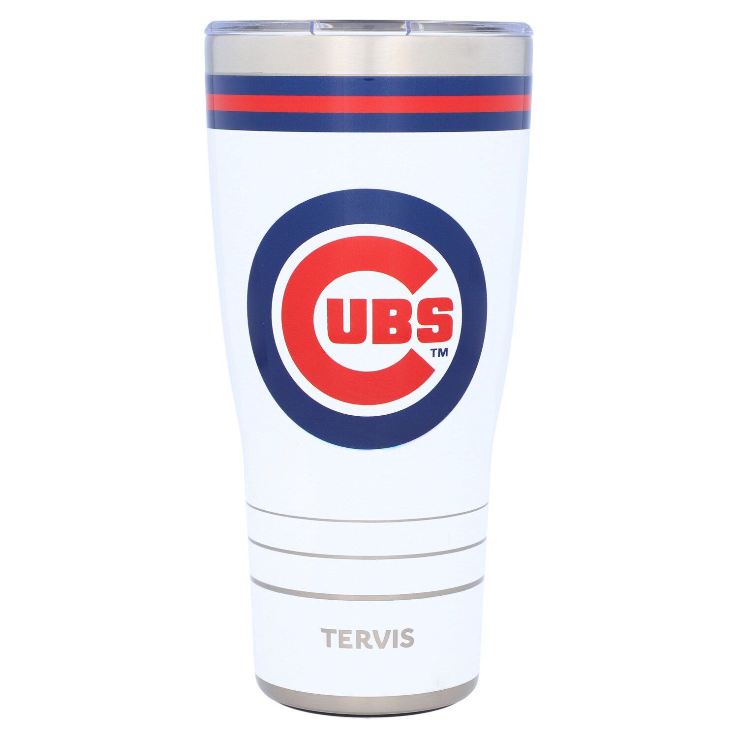Steel Tumbler Cubs Yeti Rambler Yeti Chicago Cubs White 35oz Straw