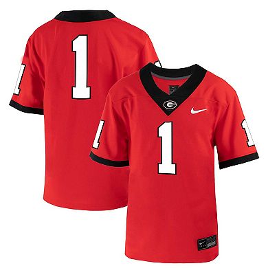 Toddler Nike #1 Red Georgia Bulldogs Untouchable Football Jersey