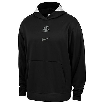 売れ筋商品|||ナイキ パーカー・スウェットシャツ アウター レディース Men's Black Washington State Cougars Basketball Spotlight Performance Pullover Hoodie Black Men's Nike Black Washington State Cougars Basketball