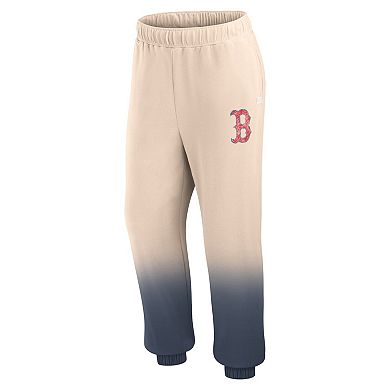 Women's Fanatics Branded Tan/Navy Boston Red Sox Luxe Ombre Lounge Pants