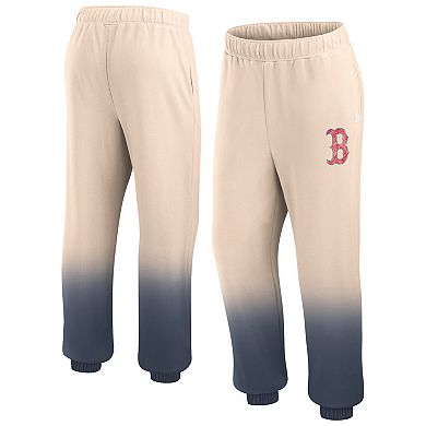 Women's Fanatics Branded Tan/Navy Boston Red Sox Luxe Ombre Lounge Pants