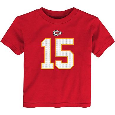 Toddler Nike Patrick Mahomes Red Kansas City Chiefs Player Name & Number T-Shirt