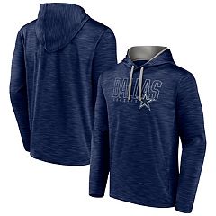 NFL Team Apparel Youth Dallas Cowboys Prime Fleece Navy Pullover Hoodie