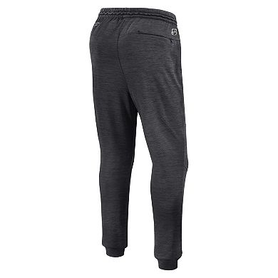 Men's Fanatics Branded Heather Charcoal Chicago Blackhawks Authentic Pro Fleece Sweatpants