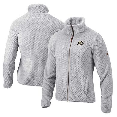 Women's Columbia Gray Colorado Buffaloes Fire Side IIÂ Full-Zip Jacket