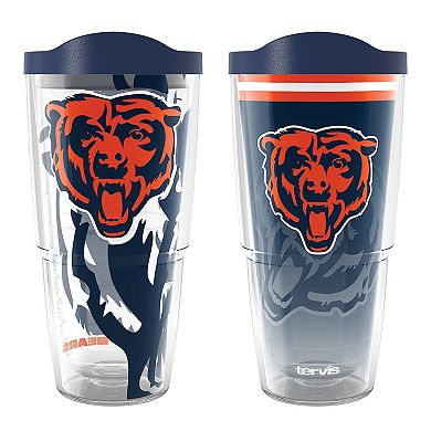 Tervis Chicago Bears 24oz NFL 2 PACK Genuine & Forever Fan