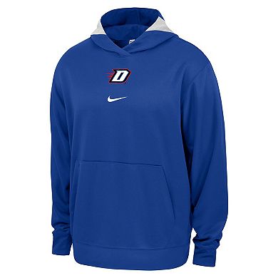 Men's Nike Royal DePaul Blue Demons Basketball Spotlight Performance Pullover Hoodie