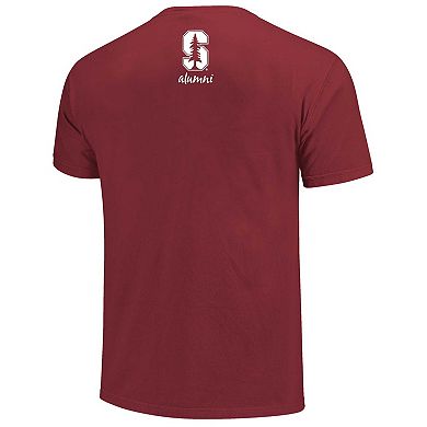 Men's Cardinal Stanford Cardinal Nerd Nation Comfort Color T-Shirt