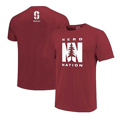 Men's Cardinal Stanford Cardinal Nerd Nation Comfort ColorÂ T-Shirt
