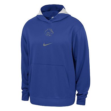 Men's Nike Royal Boise State Broncos Basketball Spotlight Performance Pullover Hoodie