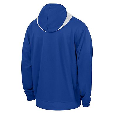 Men's Nike Royal Boise State Broncos Basketball Spotlight Performance Pullover Hoodie