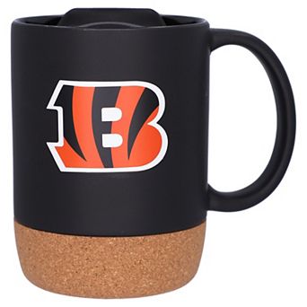 The Memory Company Cincinnati Bengals 14oz. Cork Bottom Mug with Lid