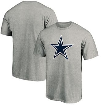 Men's Fanatics Branded Heathered Gray Dallas Cowboys Primary Logo T-Shirt