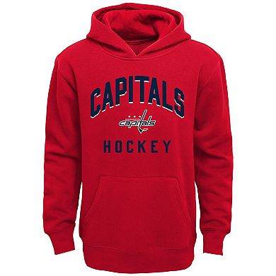Toddler Red/Heather Gray Washington Capitals Play by Play Pullover Hoodie & Pants Set