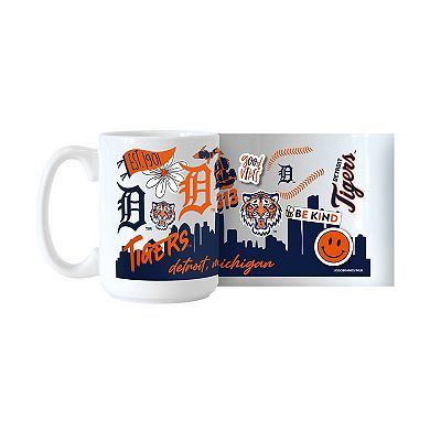 Detroit Tigers 15oz. Native Ceramic Mug