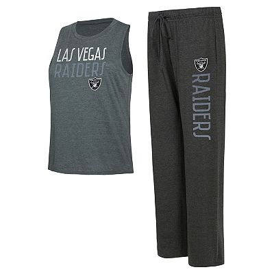 Women's Concepts Sport Black/Charcoal Las Vegas Raiders
