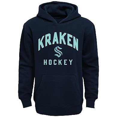 Toddler Navy/Heather Gray Seattle Kraken Play by Play Pullover Hoodie & Pants Set