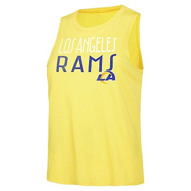 Women's Concepts Sport Royal/Gold Los Angeles Rams Muscle Tank Top & Pants Lounge Set