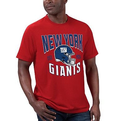 Men's G-III Sports by Carl Banks Royal/Red New York Giants T-Shirt & Full-Zip Hoodie Combo Set