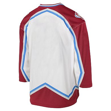 Youth Mitchell & Ness Blue Colorado Avalanche 2000 Blue Line Player Jersey