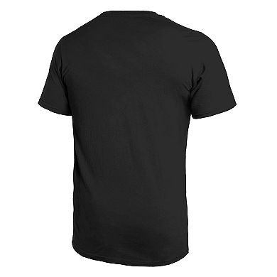 Men's Majestic Threads Travis Kelce Black Kansas City Chiefs Player Graphic Oversized T-Shirt