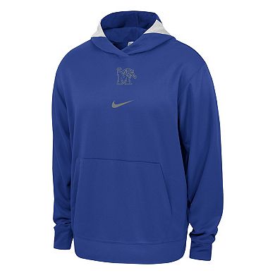 Men's Nike Royal Memphis Tigers Basketball Spotlight Performance Pullover Hoodie