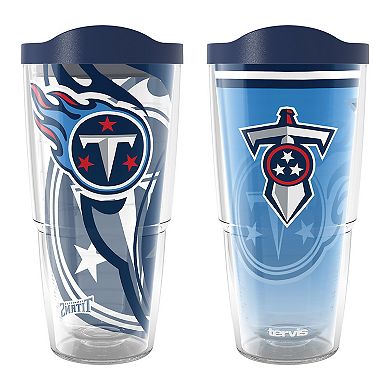 Tervis Tennessee Titans 24oz NFL 2 PACK Genuine & Forever Fan