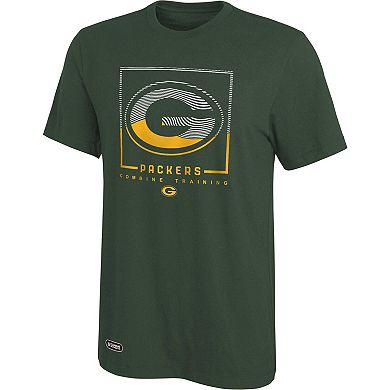 Men's Green Green Bay Packers Combine Authentic Clutch T-Shirt