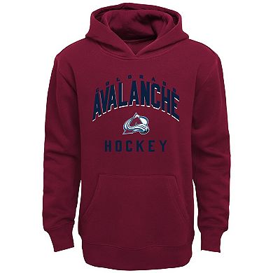 Toddler Garnet/Heather Gray Colorado Avalanche Play by Play Pullover Hoodie & Pants Set