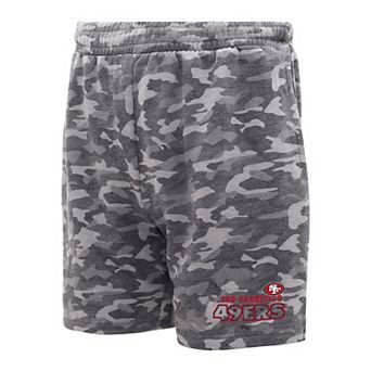 Men's Concepts Sport Charcoal San Francisco 49ers Biscayne Camo Shorts