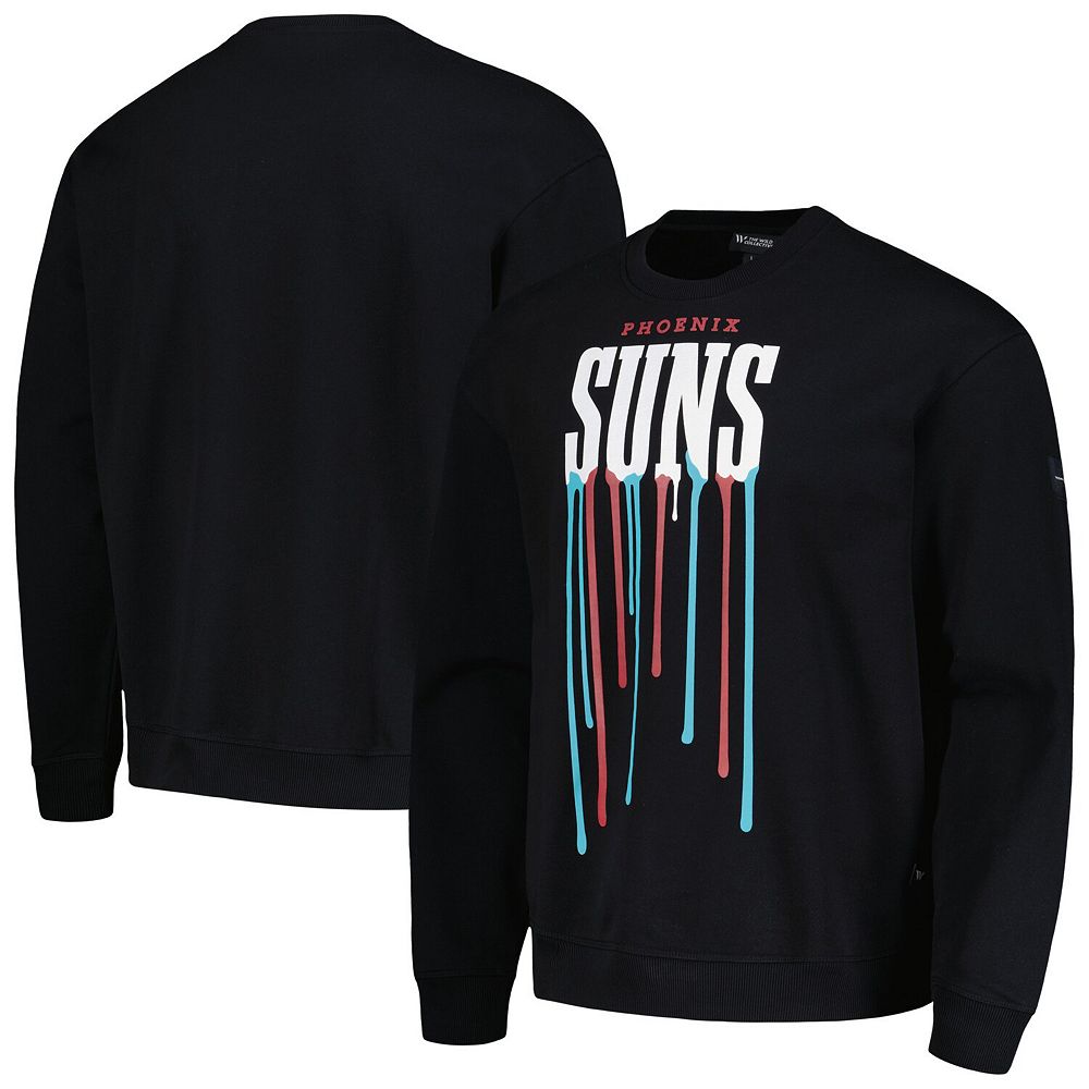 Unisex The Wild Collective Black Phoenix Suns DripÂ Pullover