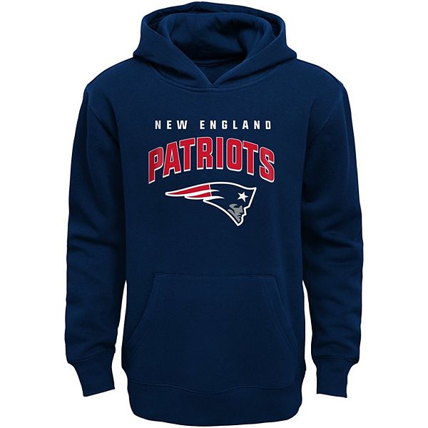 Preschool Navy New England Patriots Stadium Classic Pullover Hoodie