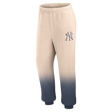 Women's Fanatics Branded Tan/Navy New York Yankees Luxe Ombre Lounge Pants