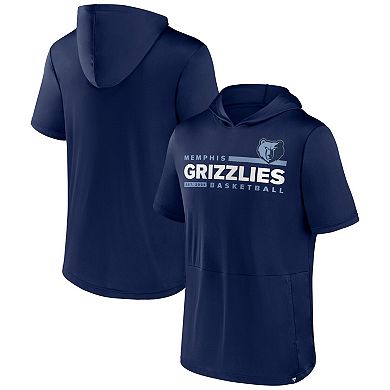 Men's Fanatics Branded Navy Memphis Grizzlies Possession Hoodie T-Shirt