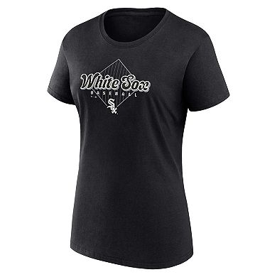 Women's Fanatics Branded Gray/Black Chicago White Sox T-Shirt Combo Pack
