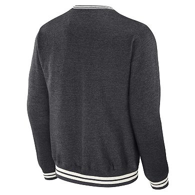 Men's Darius Rucker Collection by Fanatics Heather Charcoal St. Louis Cardinals Vintage Pullover Sweatshirt
