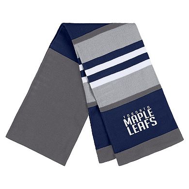 Women's WEAR by Erin Andrews Toronto Maple Leafs Stripe Glove & Scarf Set
