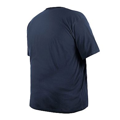Men's New Era  Navy Houston Texans Big & Tall Helmet T-Shirt
